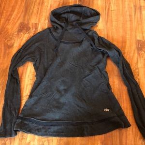 Alo yoga hoodie with mesh details